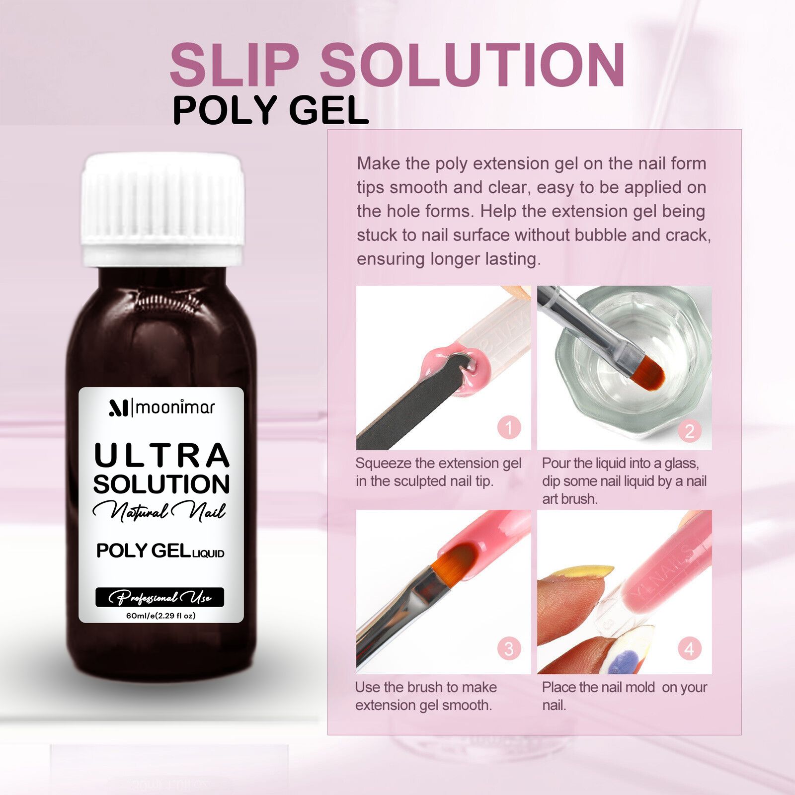 لیکویید پلی ژل مونیمار مدل Ultra Solutin حجم 60 میلی لیتر -  - 4
