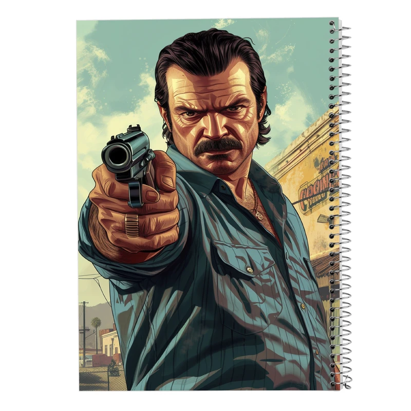 دفتر مشق 100 برگ مدوپد مدل GTA کد DF14309