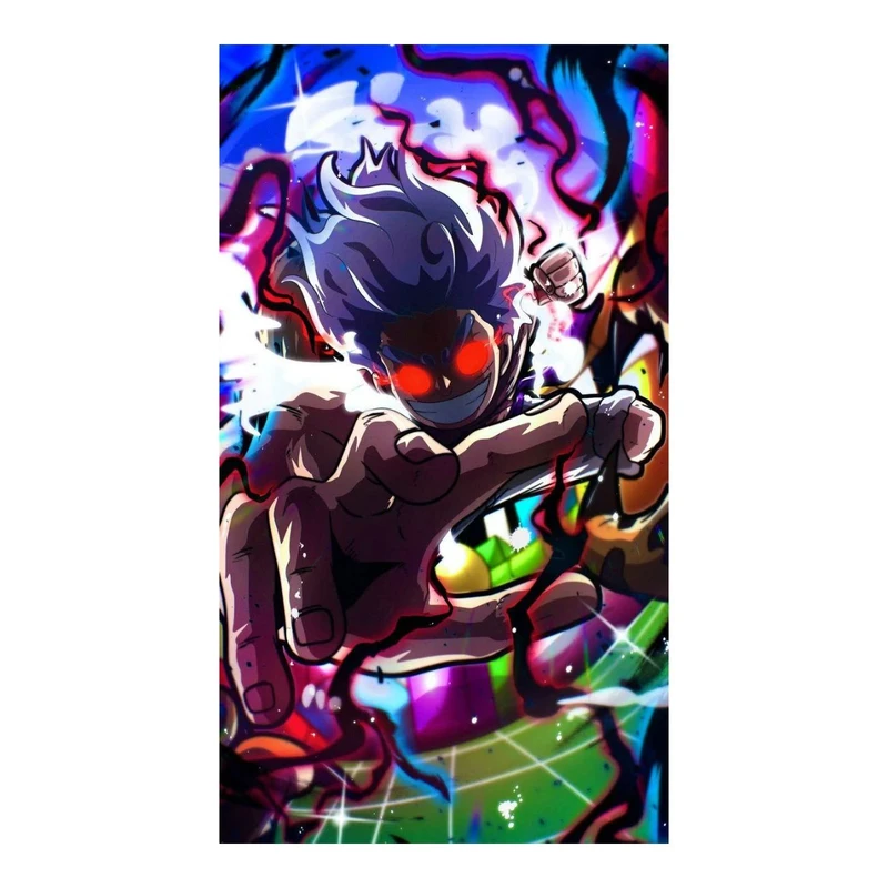 استیکر لپ تاپ و موبایل مدل انیمه طرح وان پیس مانکی دی لوفی one piece Monkey D Luffy کد 6278