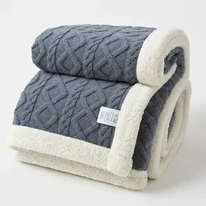 پتو 2 نفر مدل گوسفندی سایز 220x200 سانتی‌متر