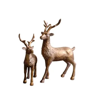 مجسمه طرح گوزن مجموعه 2 عددی