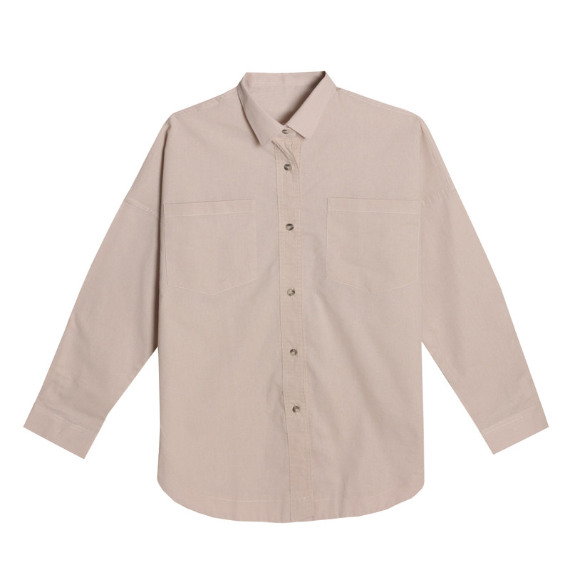 شومیز آستین بلند یقه برگردان زنانه مدل ffl2