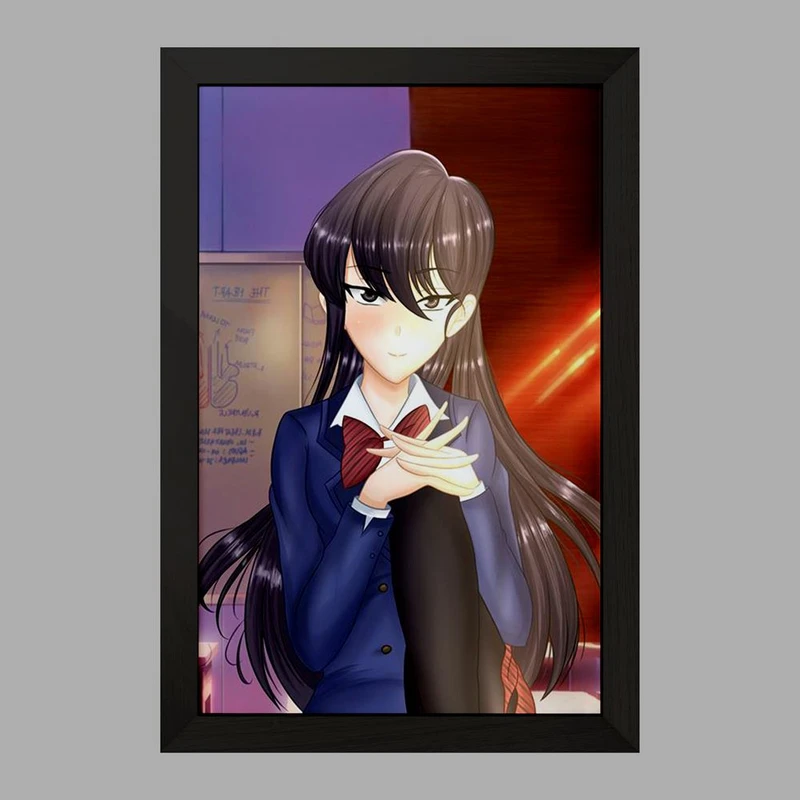 تابلو خندالو مدل انیمه کومی سان  کد 16078