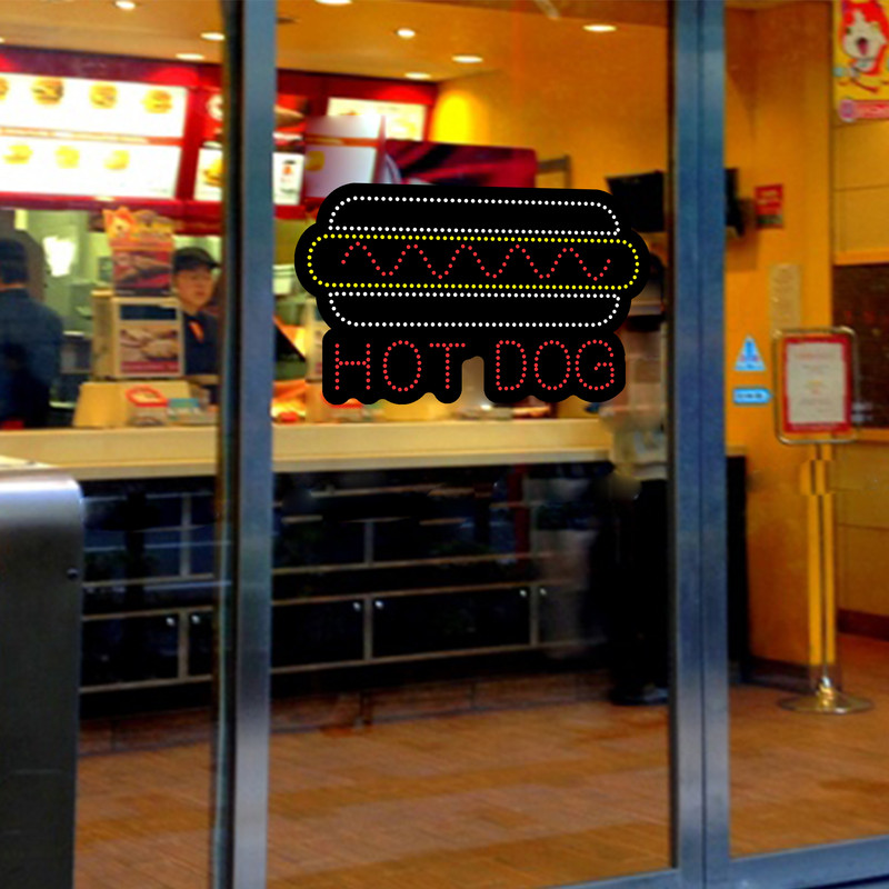 تابلو ال ای دی آیاز طرح هات داگ کد 284