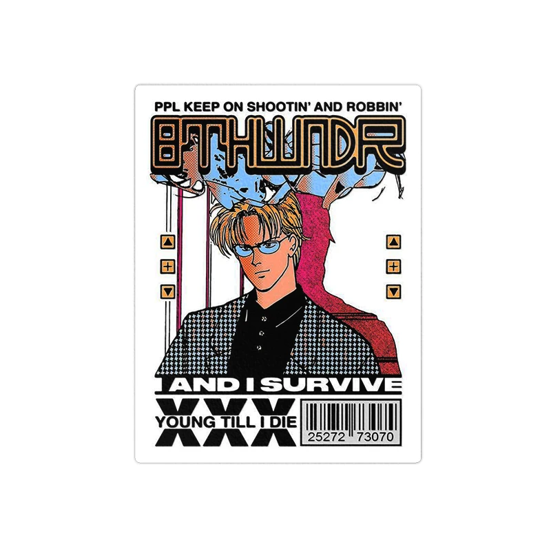   استیکر لپ تاپ ماسا دیزاین طرح ANIME مدل STKA00245