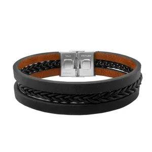 دستبند مردانه مدل لِوِن کد X1