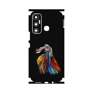 MAHOOT Rainbow Hair Digital Art-FullSkin Cover Sticker for Infinix Hot 11