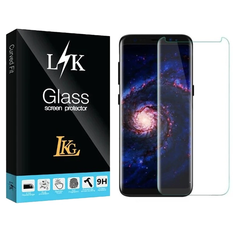 محافظ صفحه نمایش ال کا جی مدل UV مناسب برای گوشی موبایل سامسونگ Galaxy S9 Plus 4G