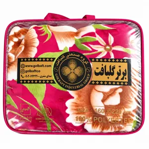 پتوی یک نفره گلبافت مدل برتر گل ابریشمی سایز ۲۲۰×۱۶۰ سانتی متر 