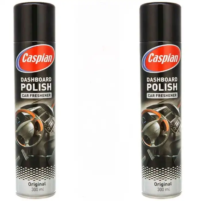 اسپری داشبورد خودرو کاسپین مدل O حجم 300 میلی لیتر بسته 2 عددی