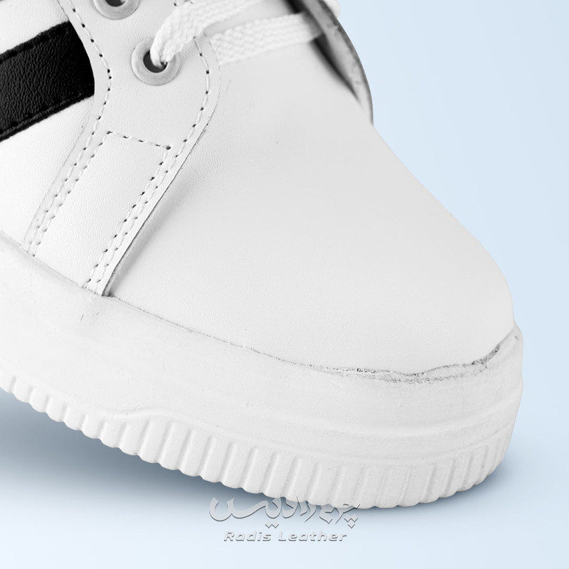 کفش روزمره زنانه چرم رادیس مدل ناروین کد M.BS-662-sfd رنگ سفید