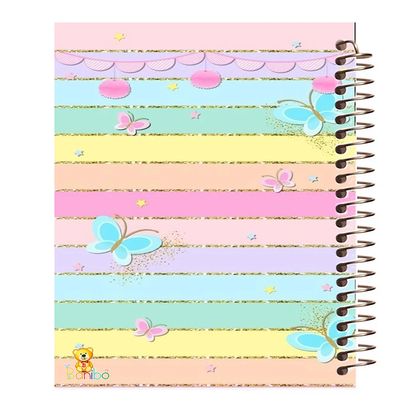 دفتر نقاشی 50 برگ بانیبو مدل پروانه کد 769