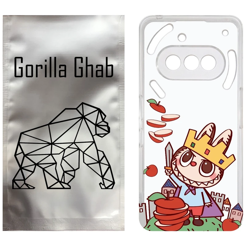 کاور گوریلا قاب مدل CLG کد 115 طرح لبوبو Labubu مناسب برای گوشی موبایل ناتینگ فون Phone 3a
