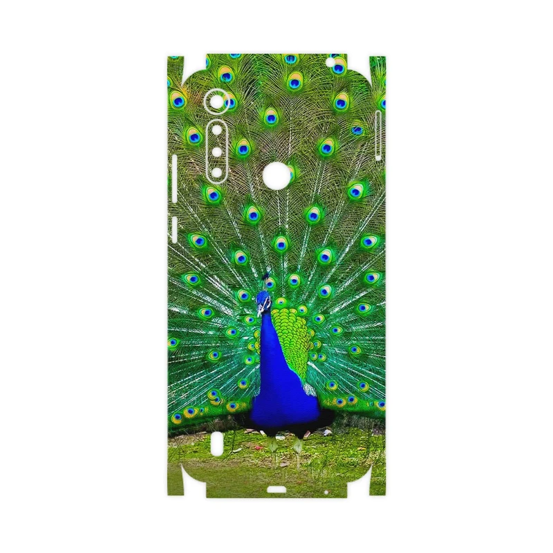 برچسب پوششی ماهوت مدل Peacock-FullSkin مناسب برای گوشی موبایل موتورولا Moto G8 Power Lite