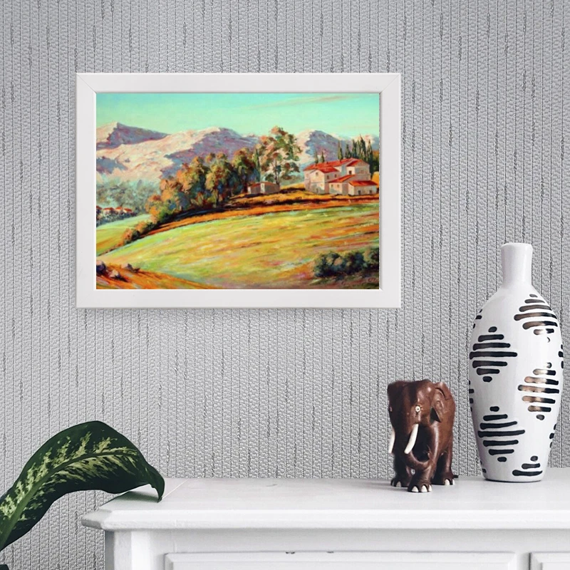 تابلو یاسین دکوراتیو مدل ویلای کوهستانی کد ysw416