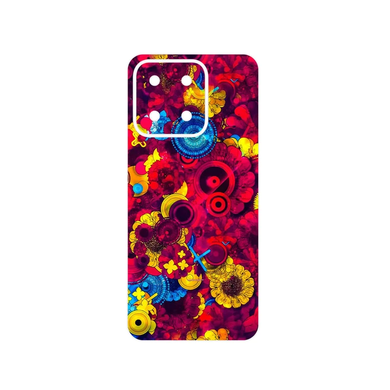 برچسب پوششی ماهوت مدل Vector Flower Garden Digital Art مناسب برای گوشی موبایل آنر X5b Plus