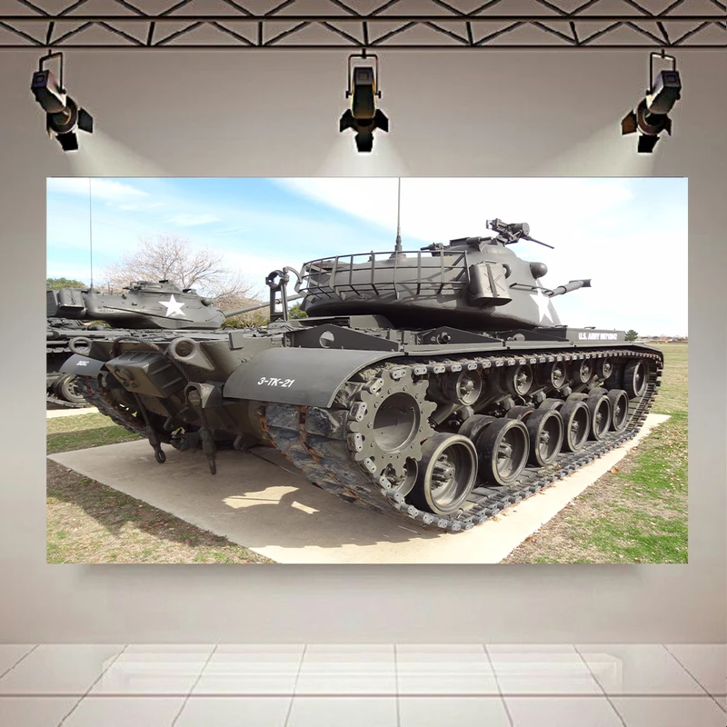 تابلو بوم طرح تانک مدل M48 Medium Tank کد AR2646
