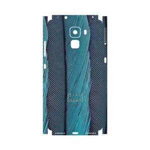 MAHOOT Turquoise feathers-FullSkin Cover Sticker for Honor 7