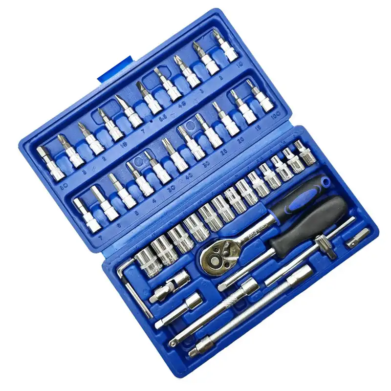 آچار بکس مدل LCHY046 درایو 1/4 اینچ مجموعه 46 عددی