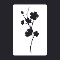  شابلون دکو رستا مدل گل کد S22