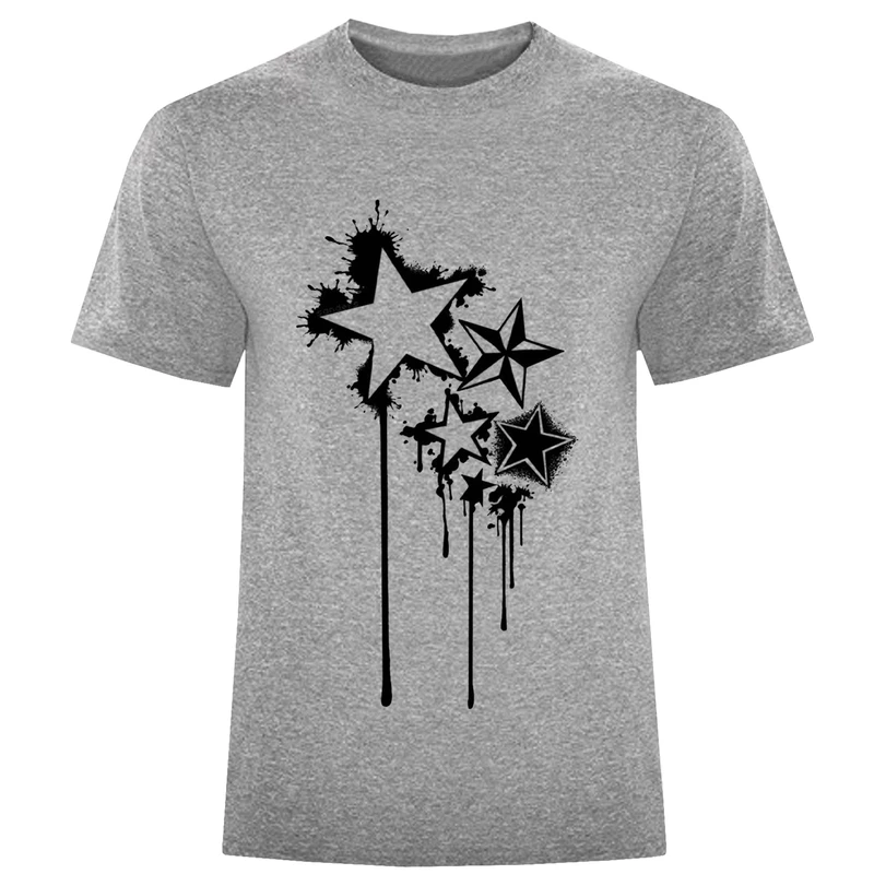 تی شرت آستین کوتاه مردانه مدل ستاره 488