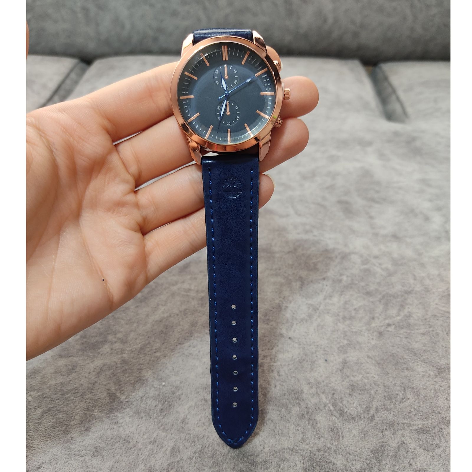 ساعت مچی عقربه ای مدل بند چرمی کد 003 -  - 7