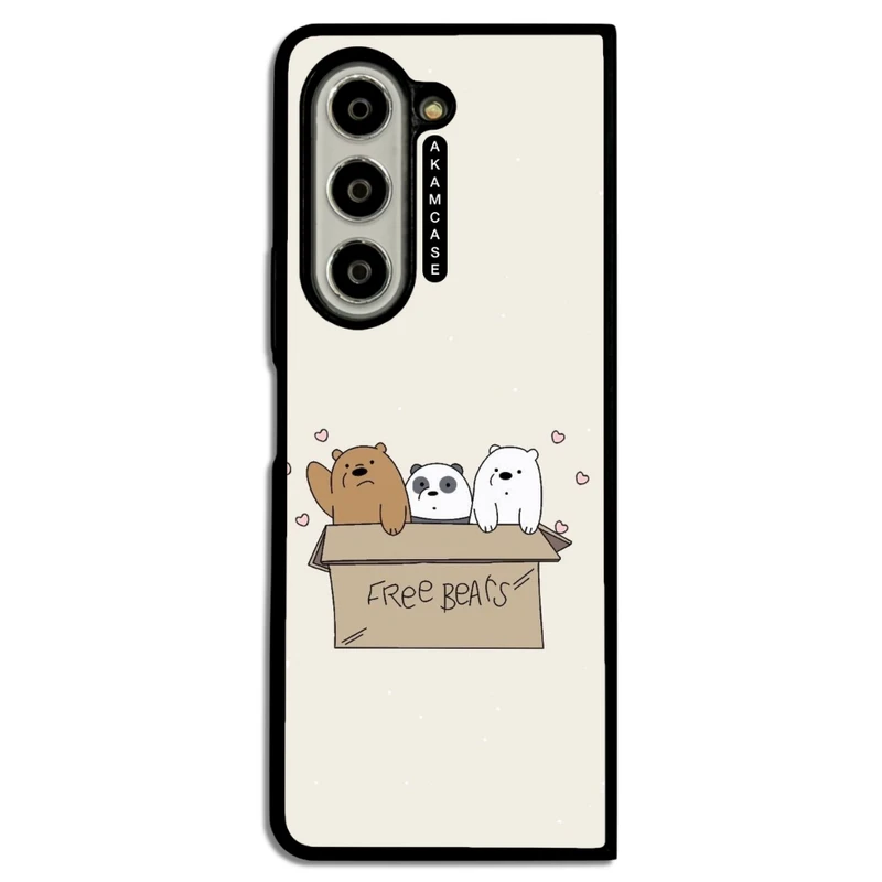 کاور آکام مدل AMCWSGZFOLD5-BARE BEAR8 مناسب برای گوشی موبایل سامسونگ Galaxy Z Fold 5
