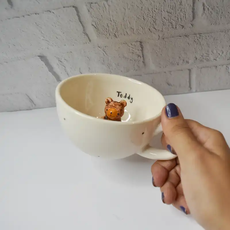 فنجان سرامیکی طرح teddy