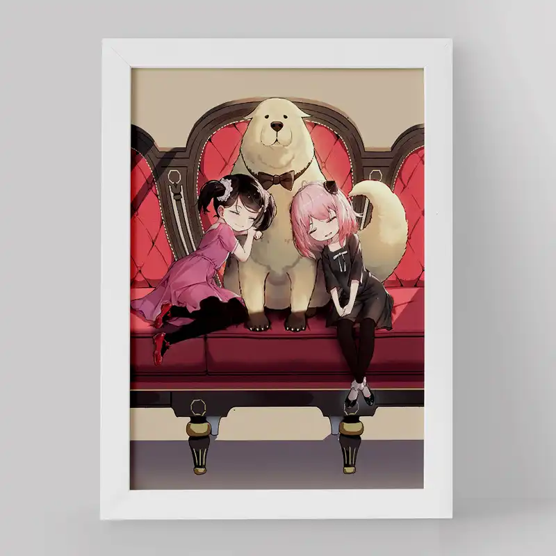 تابلو خندالو مدل انیا فورجر و بکی انیمه اسپای ایکس فمیلی کد 17707