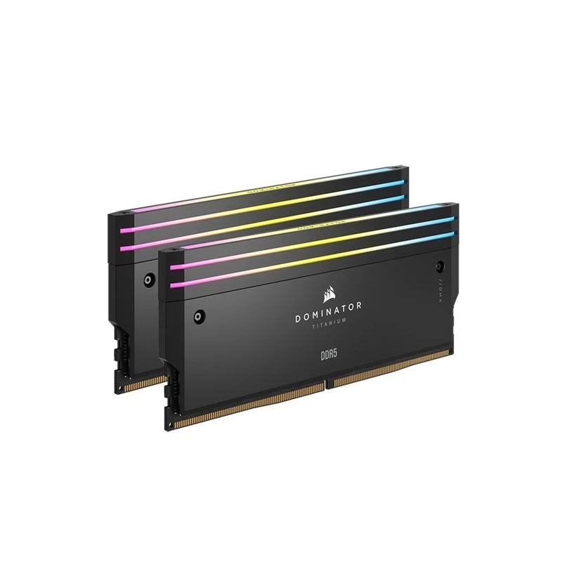 رم دسکتاپ ddr5 دو کاناله 6600 مگاهرتز cl32 کورسیر مدل DOMINATOR TITANIUM ظرفیت 96 گیگابایت