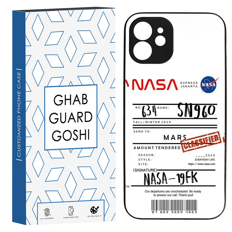 کاور قاب گارد گوشی طرح ناسا کد TPU-192 مناسب برای گوشی موبایل اپل Iphone 12