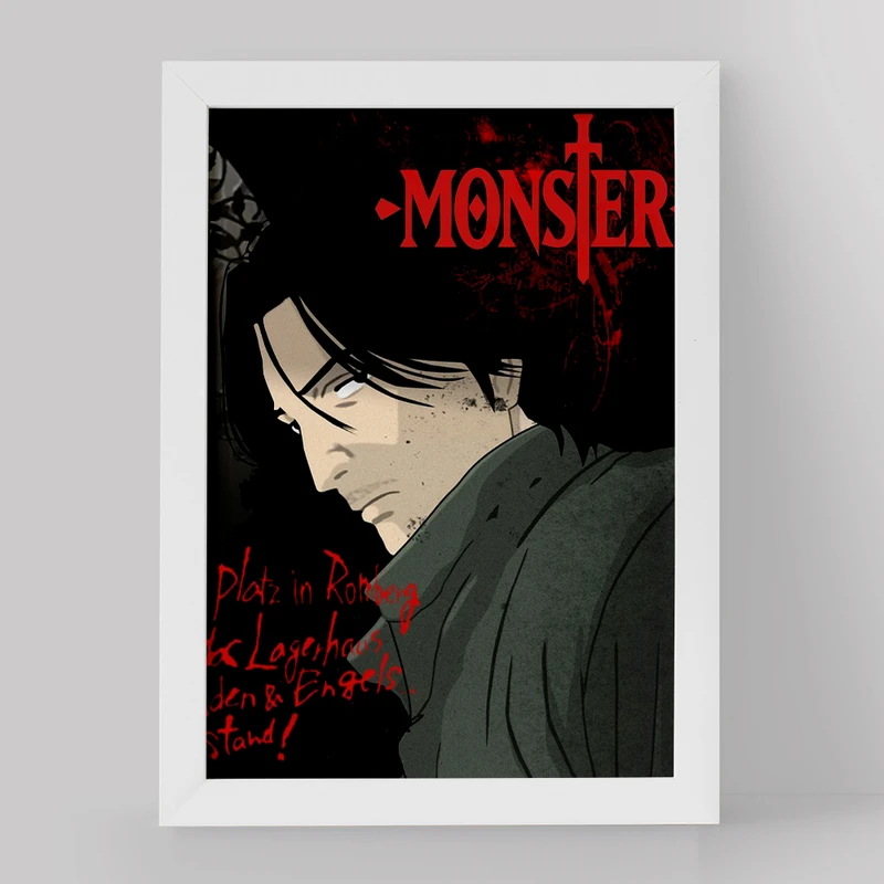 تابلو خندالو مدل دکتر کنزو تنما انیمه مانستر Monster کد 17119