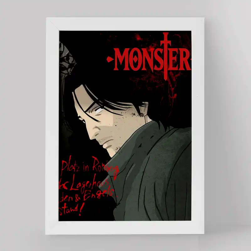 تابلو خندالو مدل دکتر کنزو تنما انیمه مانستر Monster کد 17119