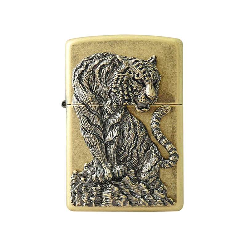 فندک زیپو مدل Tiger On The Mountain کد ZBT-1-87A