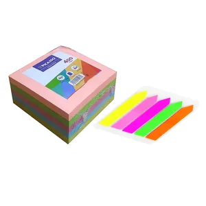 کاغذ یادداشت چسب دار طرح یونی کالر بسته 2 عددی