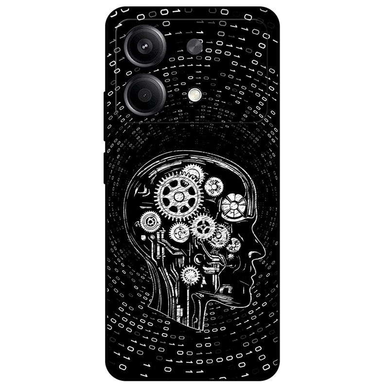 کاور مگافون طرح ربات انسانی مدل 7428 مناسب برای گوشی موبایل شیائومی Redmi Note 13R Pro