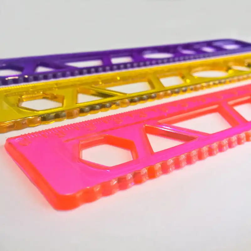 خط کش 20 سانتی متری کد DR001 بسته 3 عددی