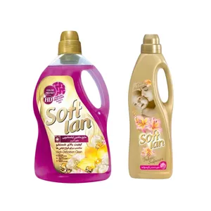 مایع لباسشویی سافتلن مدل high Definition clean حجم 3 لیتر به همراه مایع نرم کننده حوله و لباس سافتلن مدل گل کد 01 حجم 1 لیتر