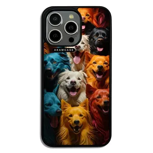 AKAM AMC-WA15PROMAX-DOGS-22 Cover For Apple iPhone 15 Pro Max
