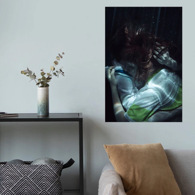 پوستر گوفی مدل انیمه شهر اشباح طرح Spirited Away Anime کد HUG81