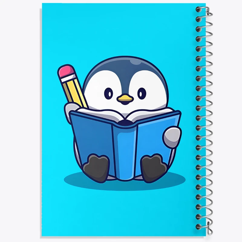دفتر لیست خرید 50 برگ خندالو طرح پنگوئن بامزه کد N5538