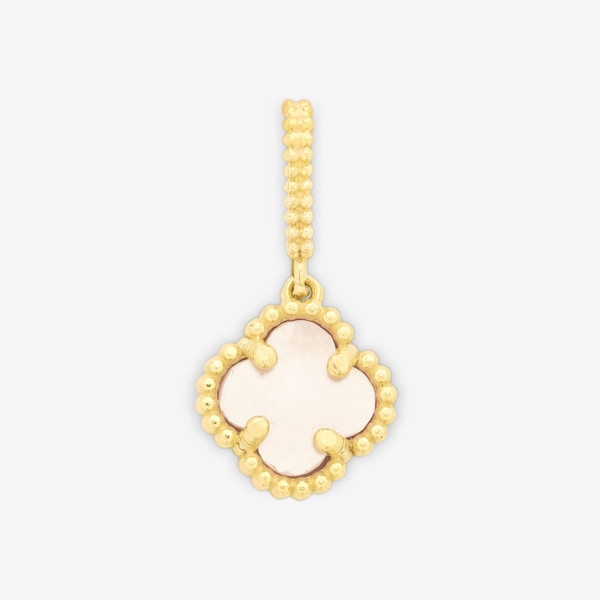 آویز گردنبند طلا 18 عیار زنانه روبی آرت گالری طرح ونکلیف کد 330139