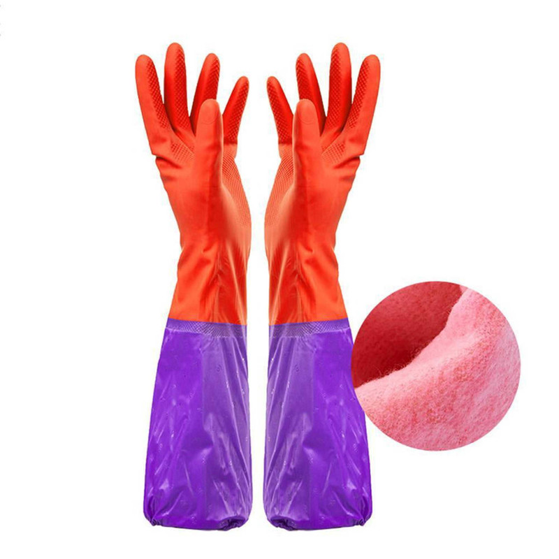 دستکش نظافت مدل ضد آب کد d112