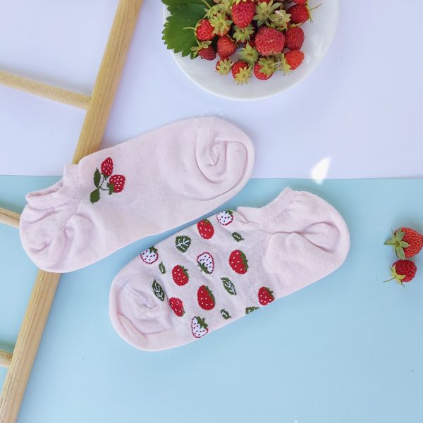جوراب زنانه ال سون مدل strawberry کد PH859.3 -  - 4