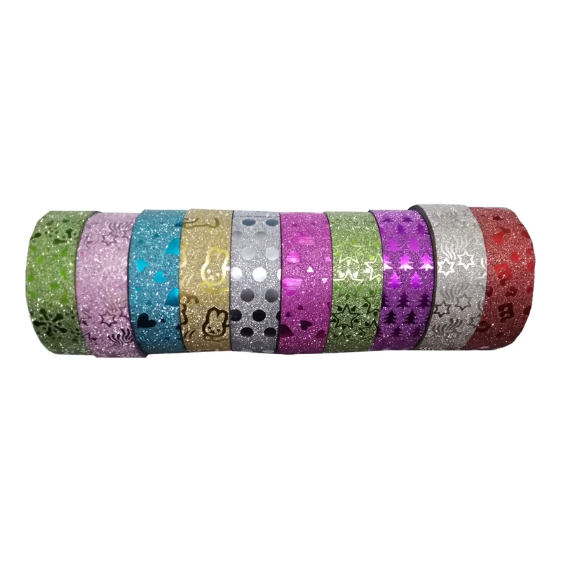 چسب نواری کد 04 عرض 1.5 سانتی متر مجموعه 10 عددی