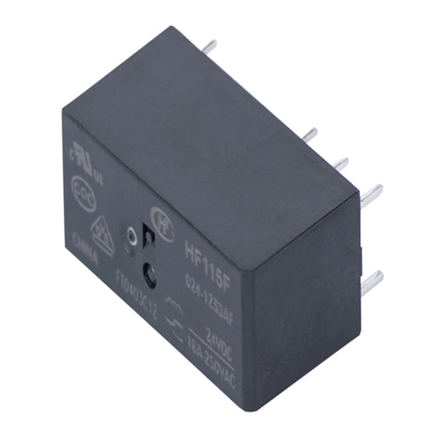 رله الکترونیکی 24 ولت 16 آمپر هونگفا مدل HF115F/024-1ZS3AF