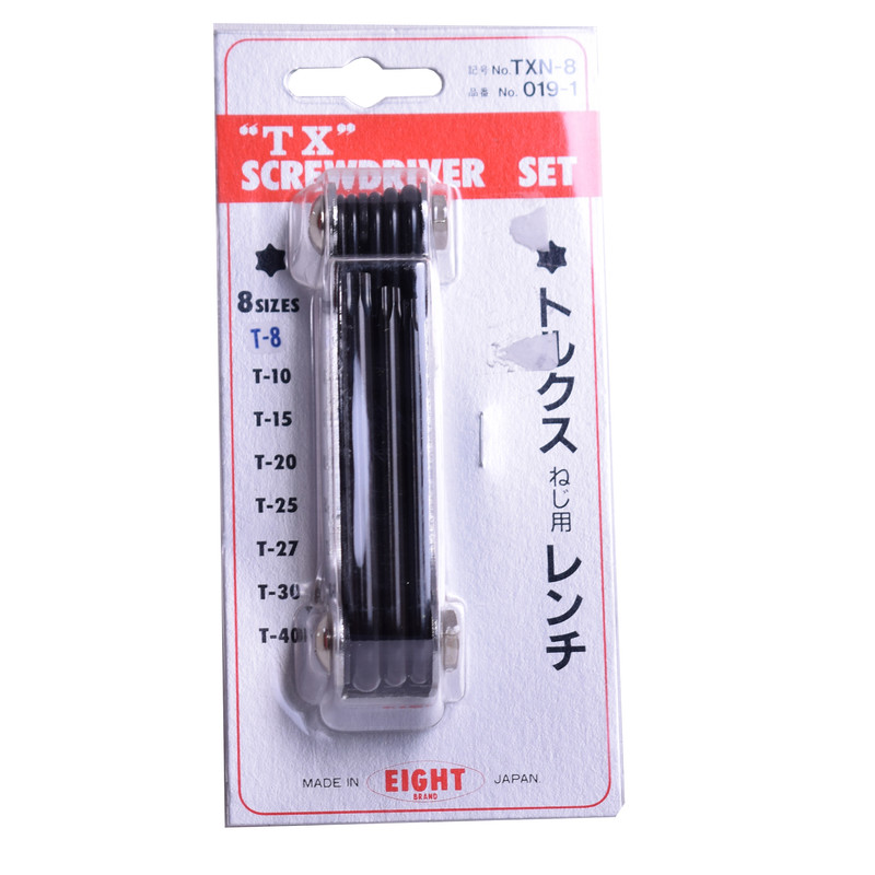 مجموعه 8 عددی آچار آلن ستاره ای ایت مدل TXN-8