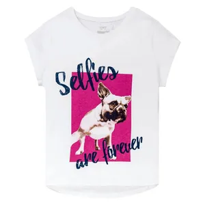 تی شرت آستین کوتاه دخترانه پیپرتس مدل 8297502