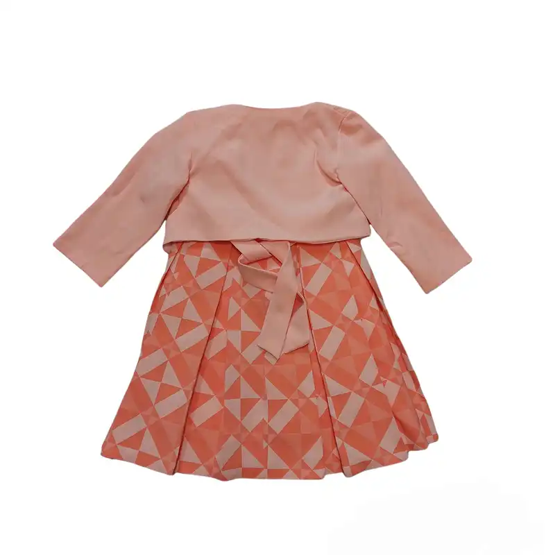 ست کت و سارافون دخترانه مدل ASH74 رنگ گلبهی