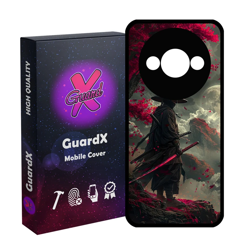 کاور گارد ایکس طرح سامورایی مدل Glass10804 مناسب برای گوشی موبایل شیائومی Redmi A3 4G/ A3X 4G/ Poco C61